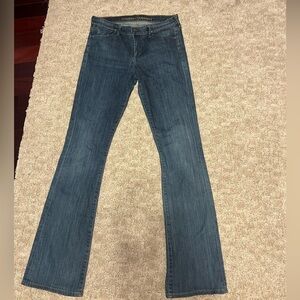 Citizens Of Humanity Women's Dark Blue Flare Jeans